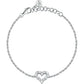 Pulsera Tesori con Corazón de Zirconias SAIW131