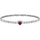 Pulsera Tesori de Plata con Circonitas y Corazón SAVB18