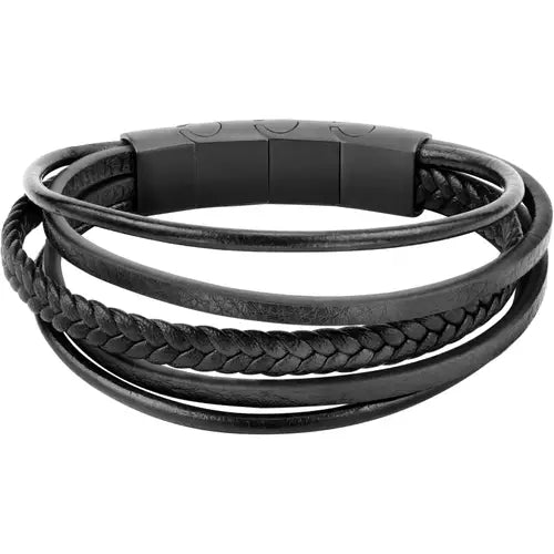 Pulsera Hombre Bandy Negra SZV78