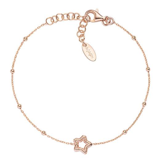 Pulsera Estrella Godroned Rosa BRGOSTR3