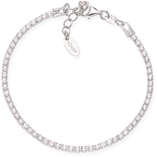 Pulsera Tennis Circonitas Blancas BTBB18