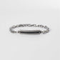 Pulsera Techno City para Hombre en Acero y Negro 232299