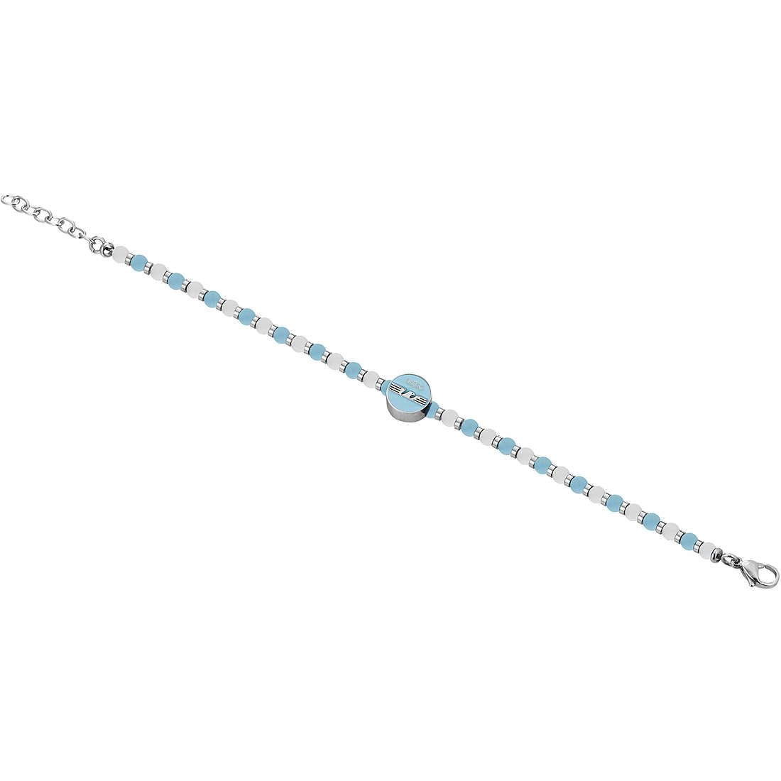 Bracciale Uomo S.S. Lazio Sfere Azzurre B-LB009UPA