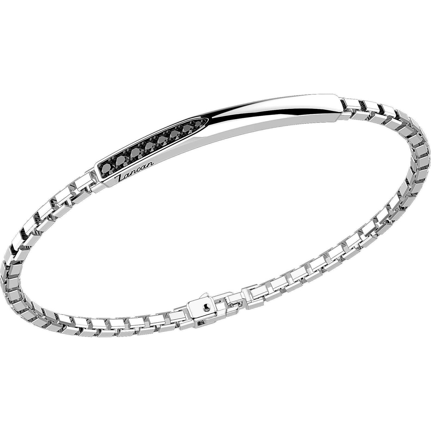 Bracciale Uomo Insignia in Argento con Targa EXB820