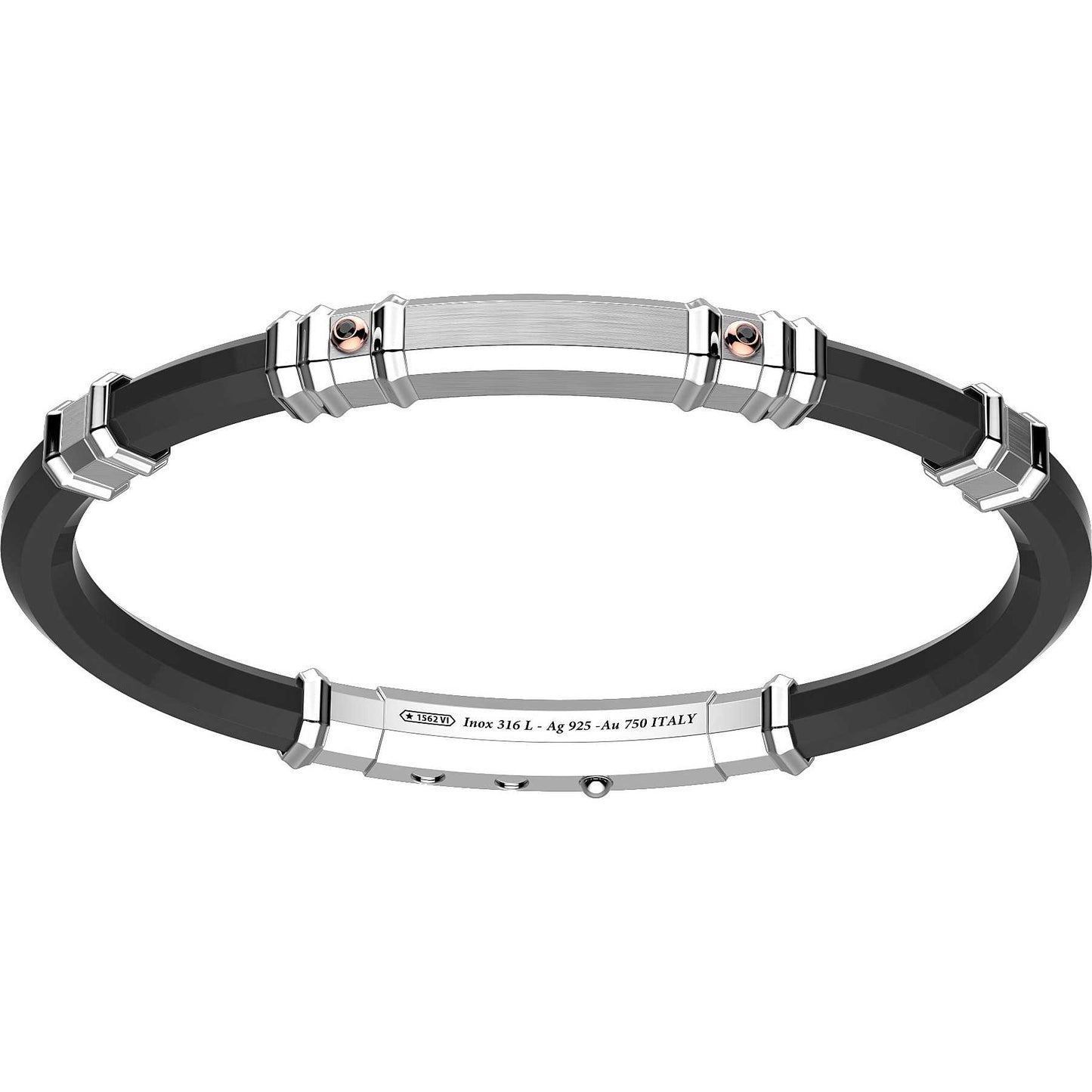 Pulsera Robertinox Hombre Negra EXB976R-N