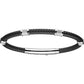 Bracciale Uomo Robikevlar Nero e Argentato EXB585-NE