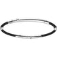 Pulsera Hombre Robikevlar Plata y Negro EXB762-NE