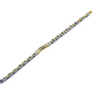 Bracciale Uomo Hiteck in Acciaio e Dorato UHB070