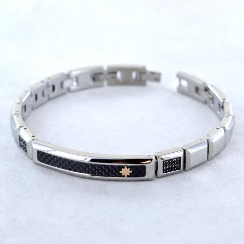 Pulsera Hombre HiTeck Spinalli Negra EHB302
