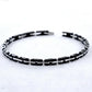 Bracciale Uomo HiTeck Argentato e Nero UHB044