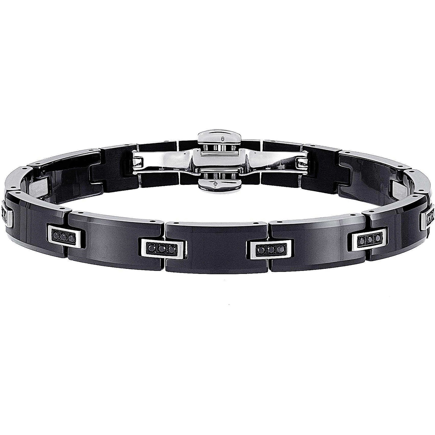 Pulsera HiTeck Hombre Negra EHB003