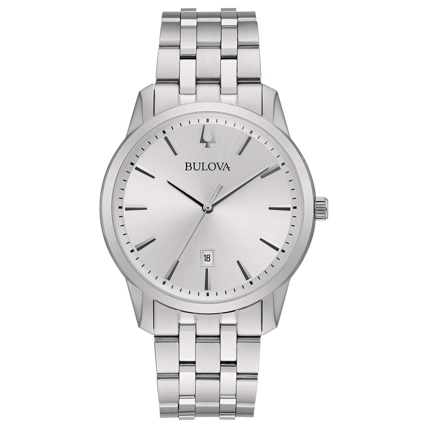 Orologio Uomo Classic Acciaio e Bianco 96B342