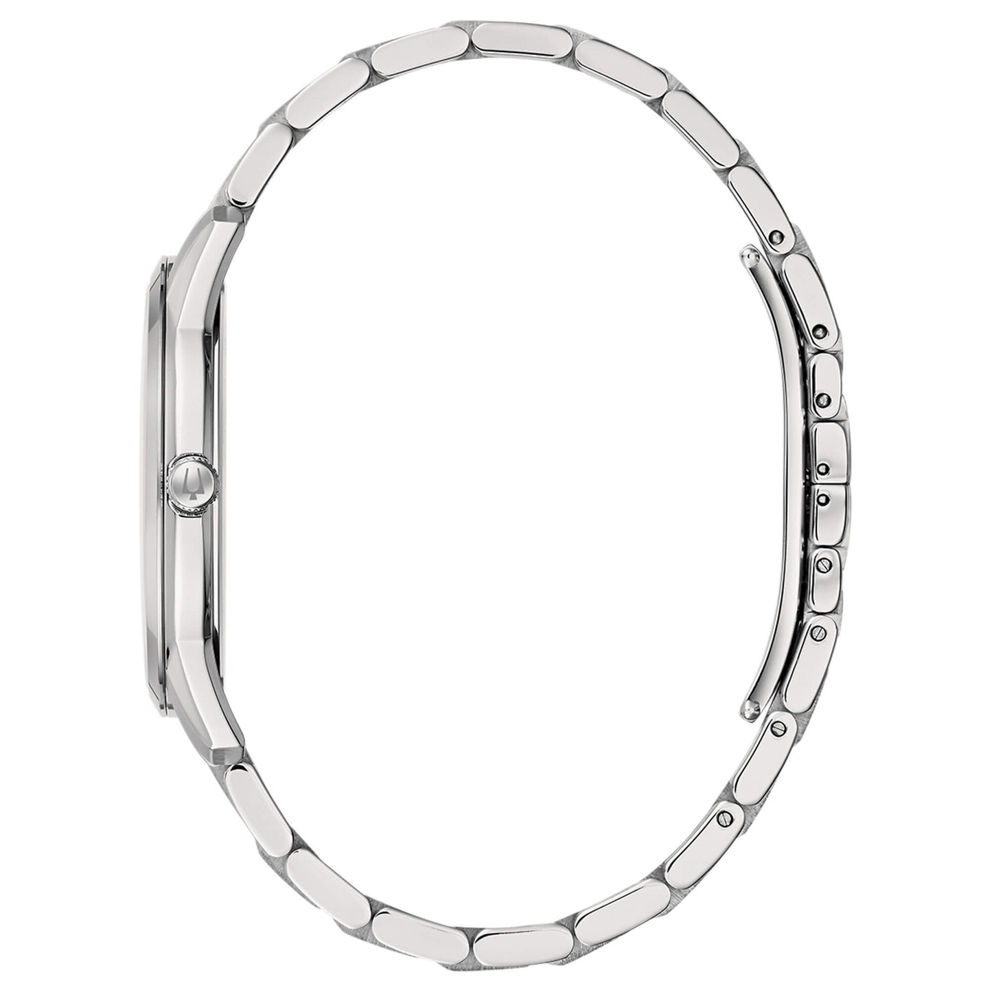 Orologio Uomo Classic Acciaio e Bianco 96B342