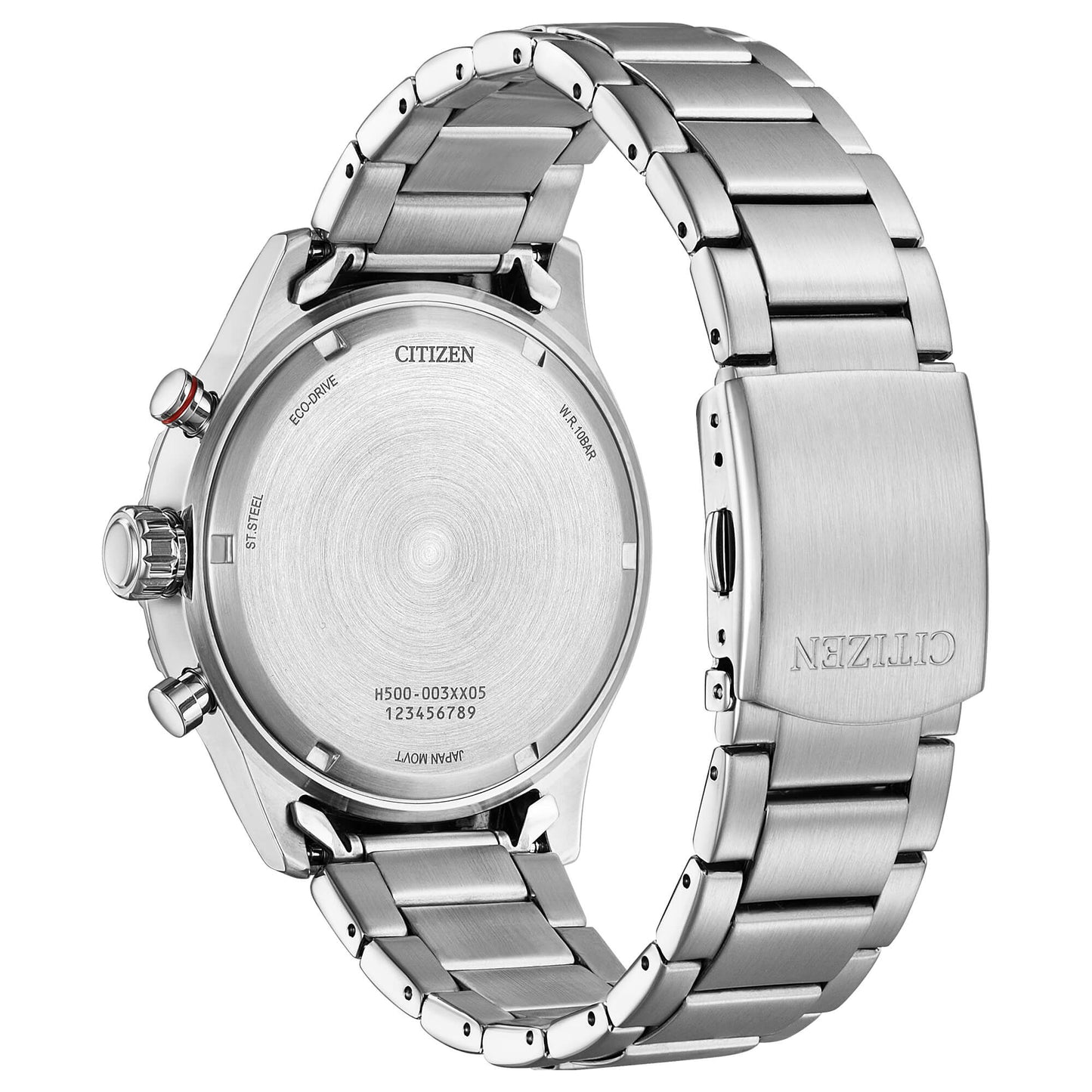 Orologio Uomo Outdoor Crono Acciaio e Nero AT2520-89E