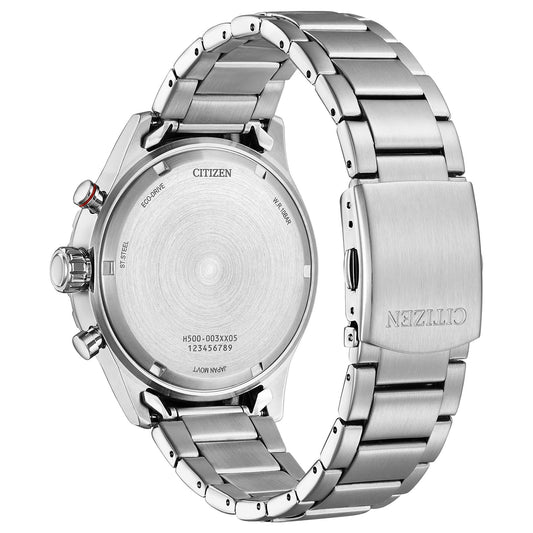 Orologio Uomo Outdoor Crono Acciaio e Nero AT2520-89E