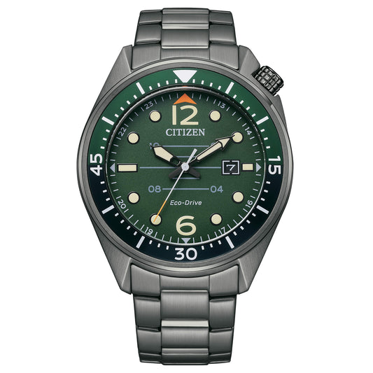 Orologio Uomo Seaplane Nero e Verde AW1717-81X