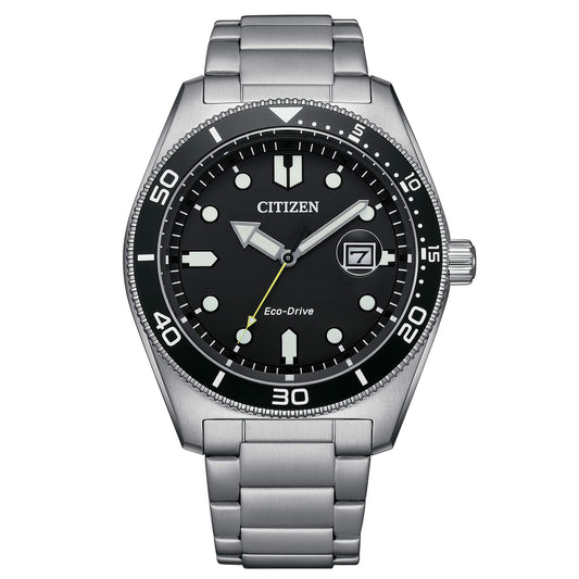 Orologio Uomo Marine Acciaio e Nero AW1760-81E