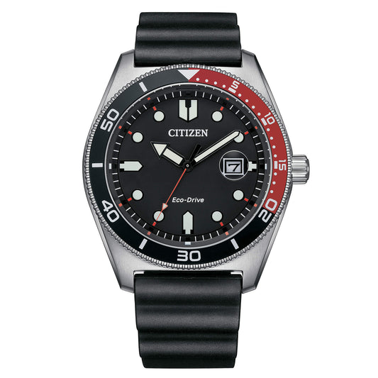 Orologio Uomo Marine Acciaio, Nero e Rosso AW1769-10E