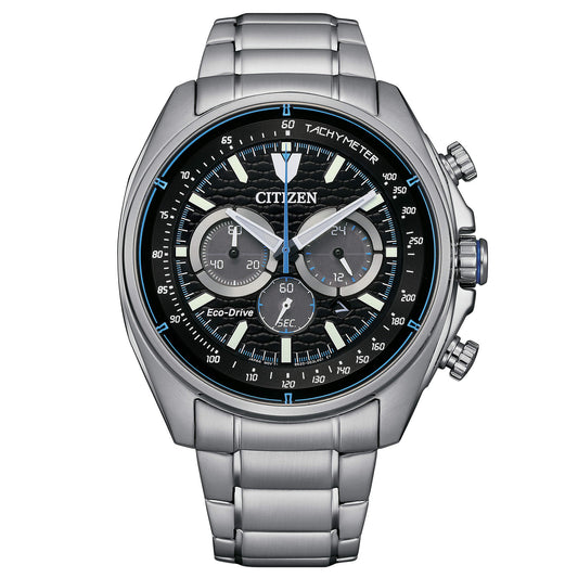 Orologio Uomo Crono Active Acciaio e Nero CA4560-81E