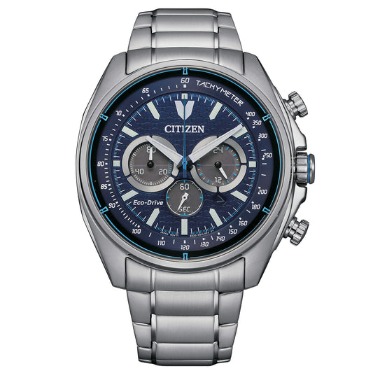 Orologio Uomo Crono Active Acciaio e Blu CA4560-81L