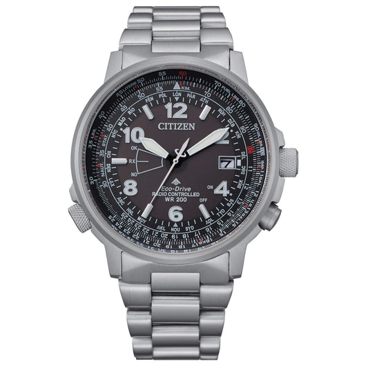 Orologio Uomo Radiocontrollato Pilot Acciaio CB0240-88E
