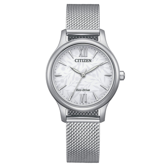 Orologio Donna Lady Acciaio e Bianco EM0899-81A