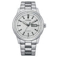 Reloj Automático Hombre Acero y Blanco NH8400-87A