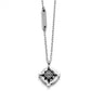 Collana Uomo 4US Rosa dei Venti Acciaio e Nero 4UCL5577