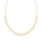 CLMSTG Collar de candelabro dorado