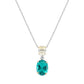 Collana Cocktail Zirconi Smeraldo e Limone CLCK2OVBSMLEZ