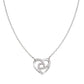 Collana Cuore in Argento con Zirconi CLHHBBZ