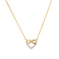 Collana Cuore Infinito Dorata con Zirconi CLHIGBZ