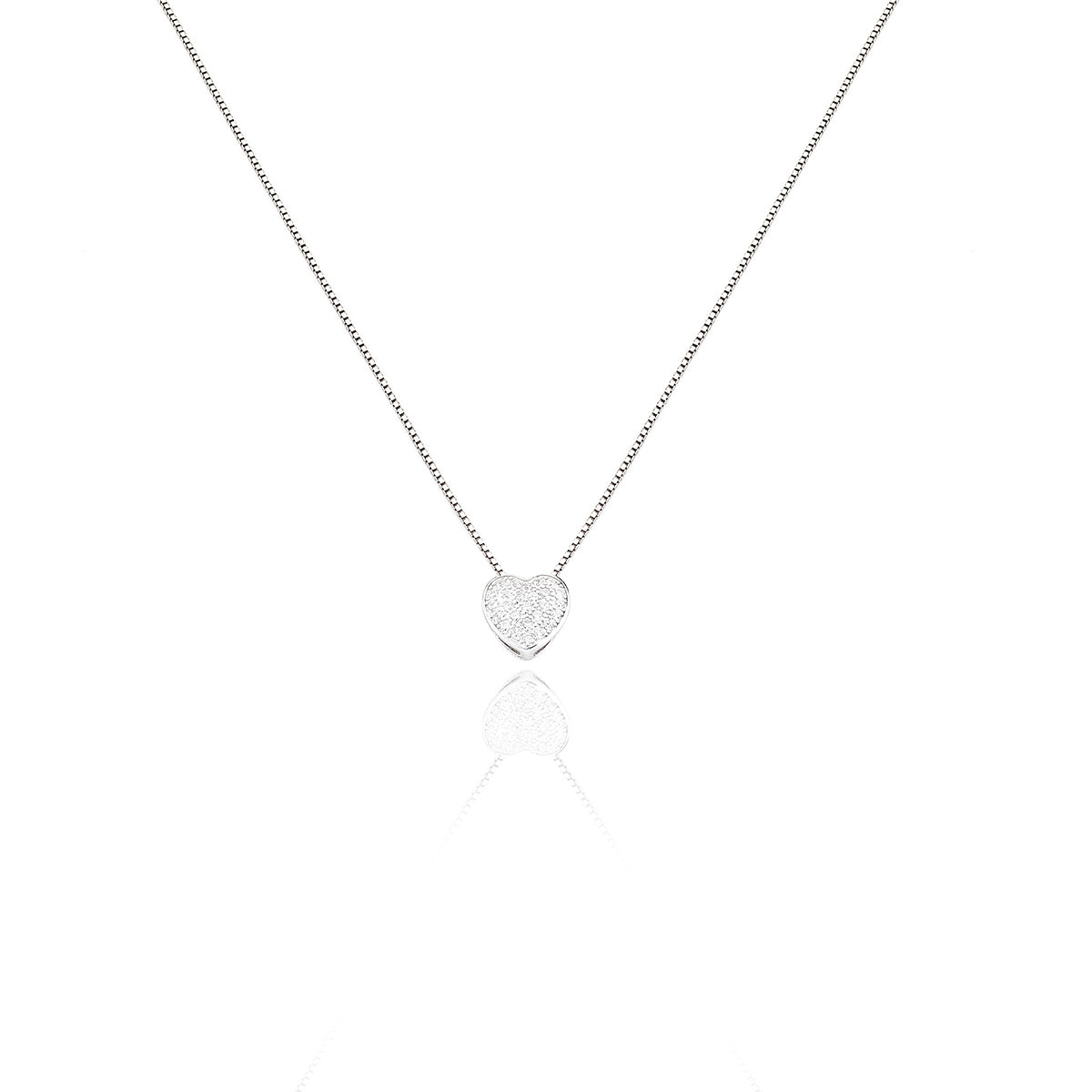 Collana Cuore Zirconi CLPH