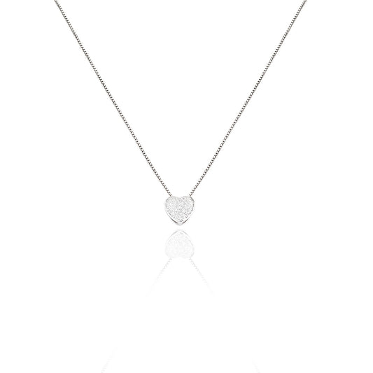 Collana Cuore Zirconi CLPH