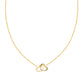 Collar Corazones Entrelazados Dorado CLCUCUG3