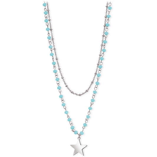 Desirée Doble Collar con Cristal Azul y Estrellas 251659