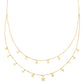 Collana Doppio Filo Dorata CL2MSTG
