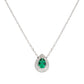 Collana Goccia d'Amore in Argento con Zirconi CLGOBVBZ
