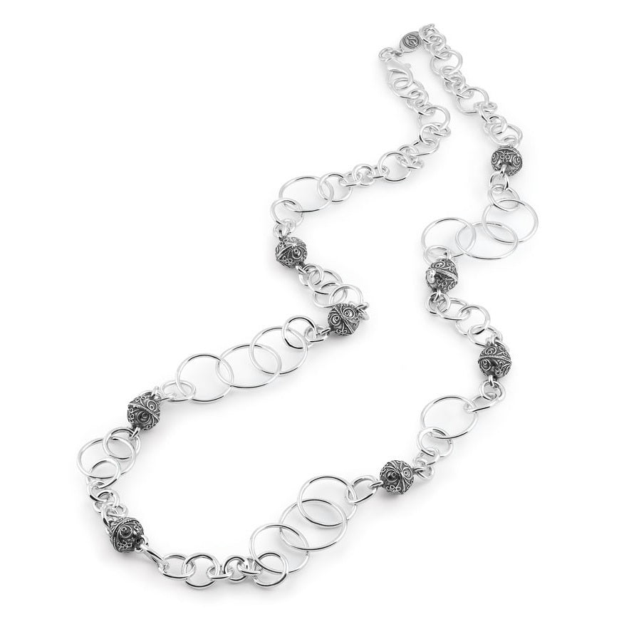 Collar de Plata con Sinacles 33744