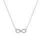 Collana Infinito in Argento con Zirconi CLINBBZ