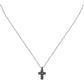 Collar de hombre Motown con cruz negra SALS75