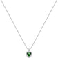 Collana Tesori con Cuore Verde SAIW134
