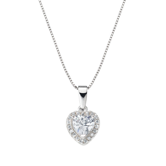Collana Rodio Cuore dell'Oceano Bianco CLTICBB