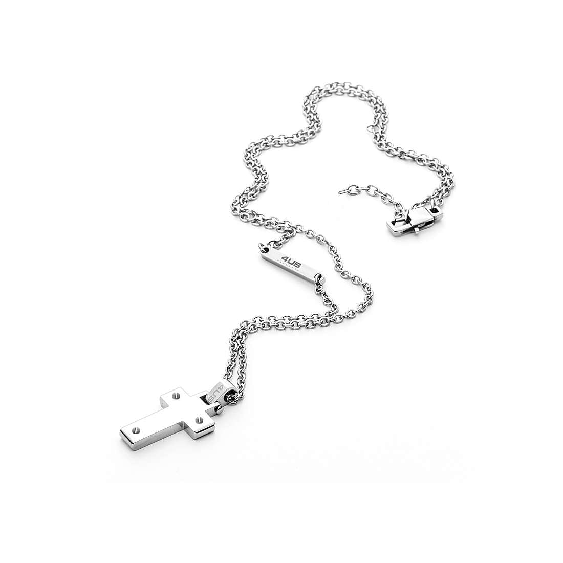 Collana Uomo 4US Croce 4UCL4975