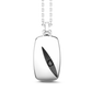 Collana Uomo in Argento con Pendete a Targa ESC113