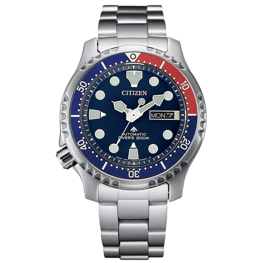 Reloj Promaster Automático Hombre Acero, Rojo y Azul NY0086-83L