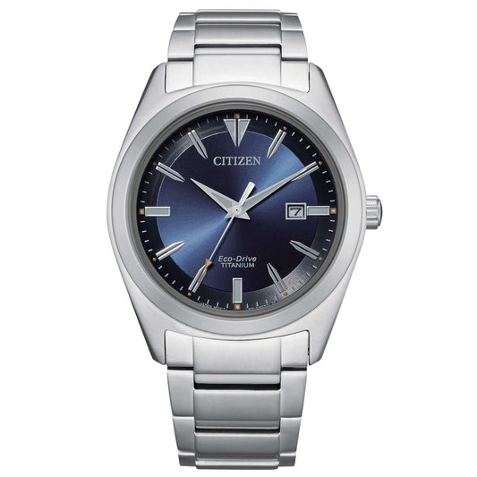 Reloj Super Titanium Hombre Titanio y Azul AW1640-83L