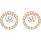 Orecchini Creativity Circle Rosati 5199827