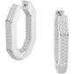 Orecchini a Cerchio Dextera Ottagono 5618308