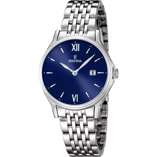 Reloj clásico azul F16748/3 para mujer
